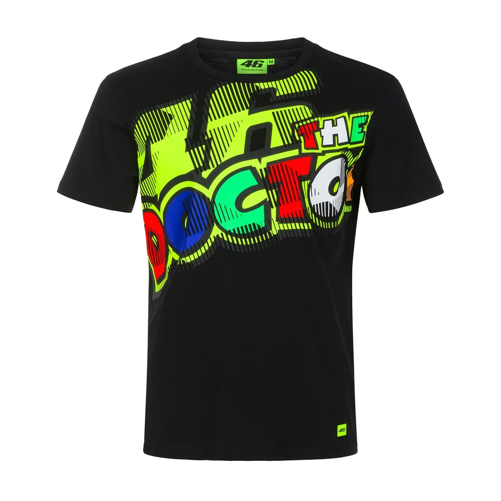 Camiseta VR46 The Doctor Black 1