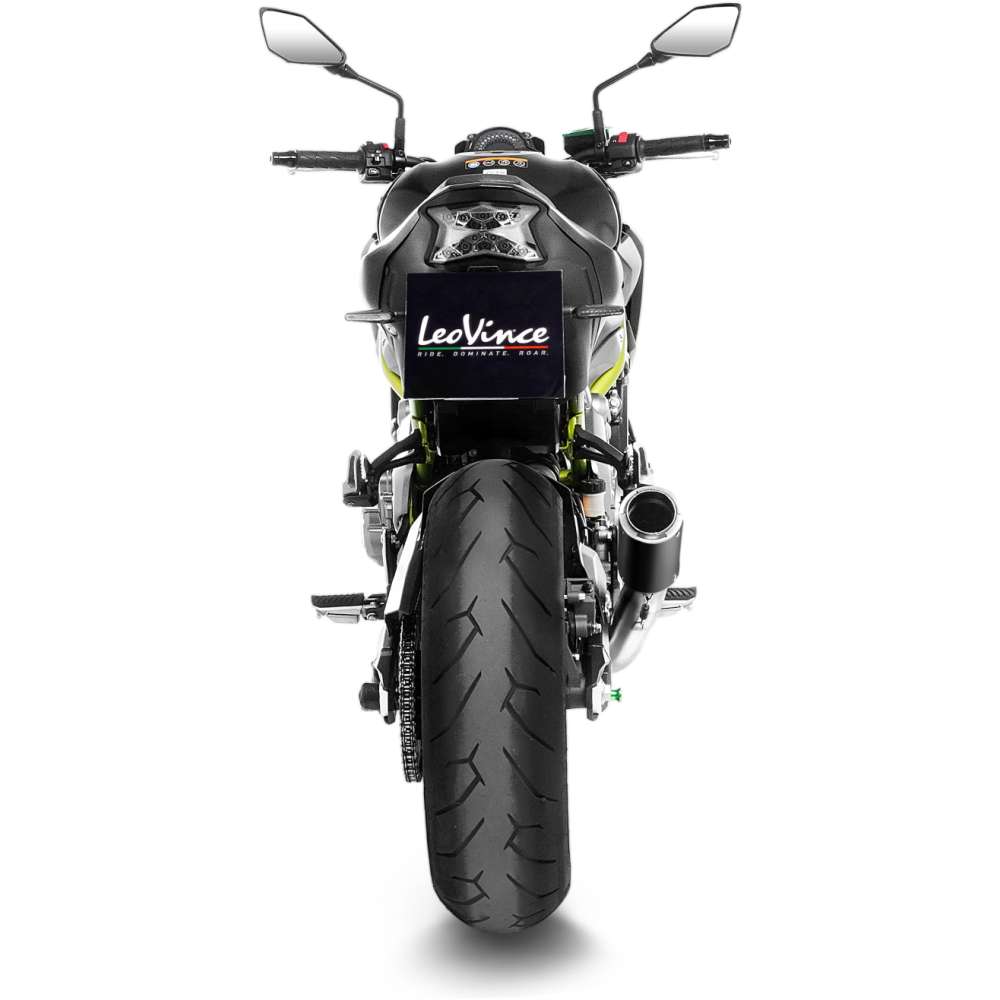 Exosto Slip-on Leovince LV Corsa Black Inox Kawasaki Z900A2