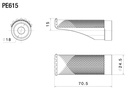 DT PE615-Calapie Rizoma Snake Universal