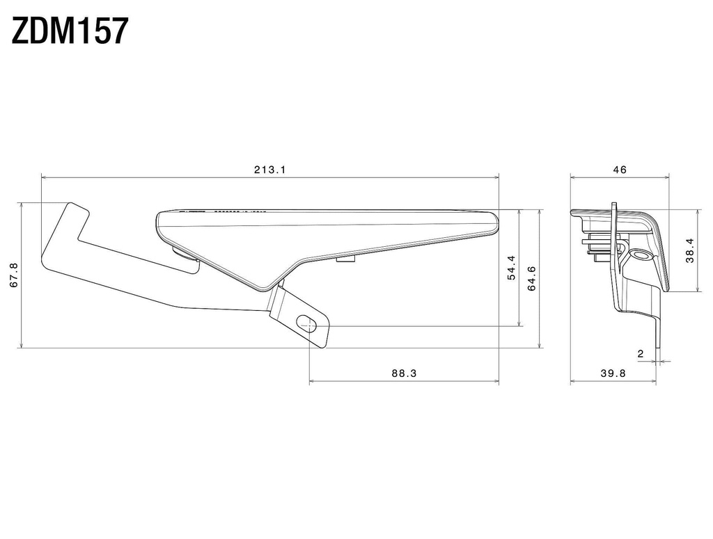 ZDM157A DT Protector cadena Rizoma Ducati  Monster 937