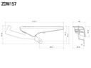 ZDM157A DT Protector cadena Rizoma Ducati  Monster 937