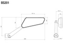 Espejo Rizoma Circuit 744 Der