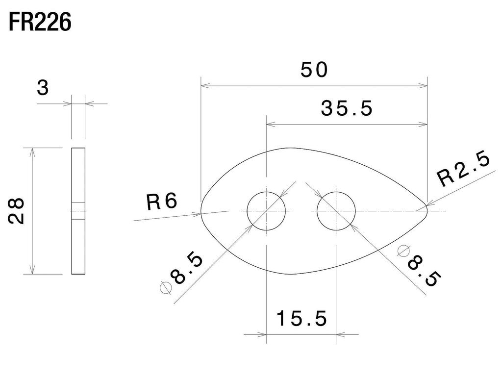 Adaptador Direccional Rizoma Kit Honda CBR (4 pcs)