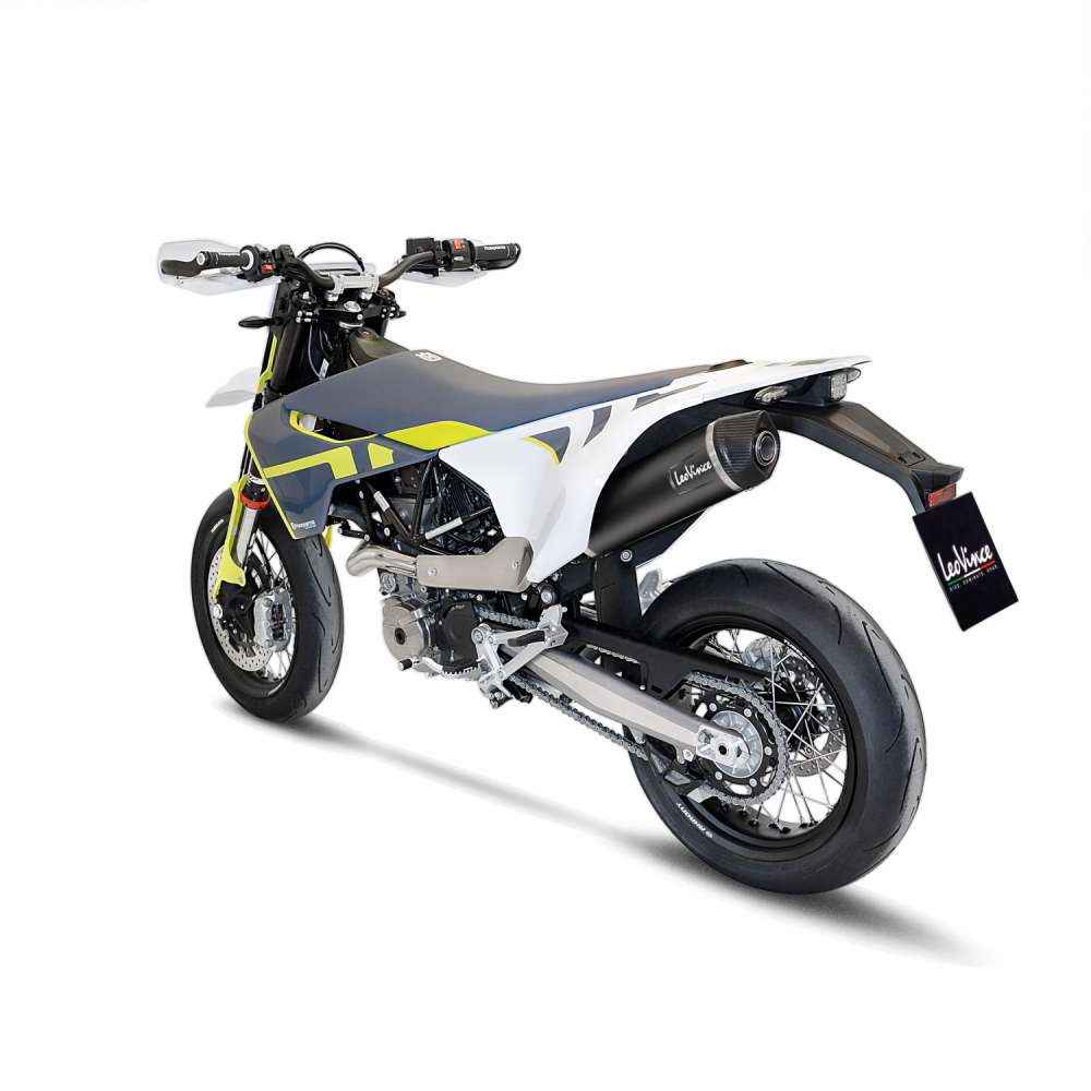 14074 Exosto Slip-on Leovince Nero Husqvarna 701 Supermoto-2