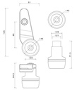 DT PM598 Slider Motor Rizoma Pro BMW S1000R 2023-2024