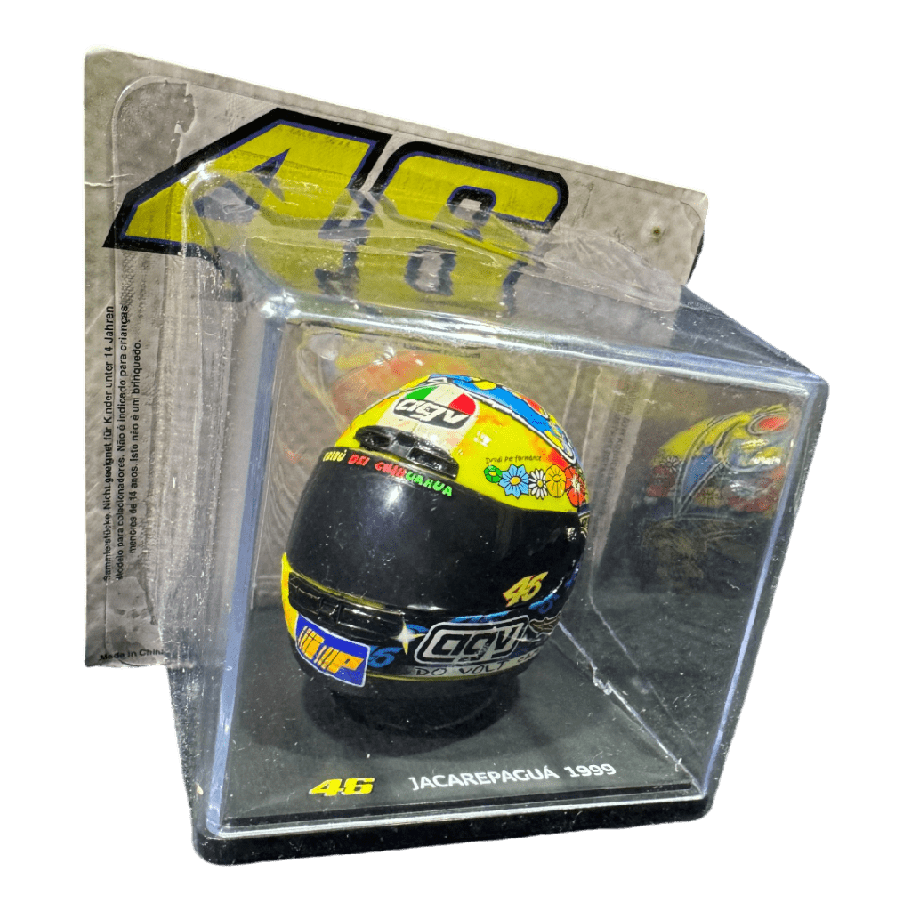 Casco Coleccionable VR46 Escala 1/5 GP Brasile 1999