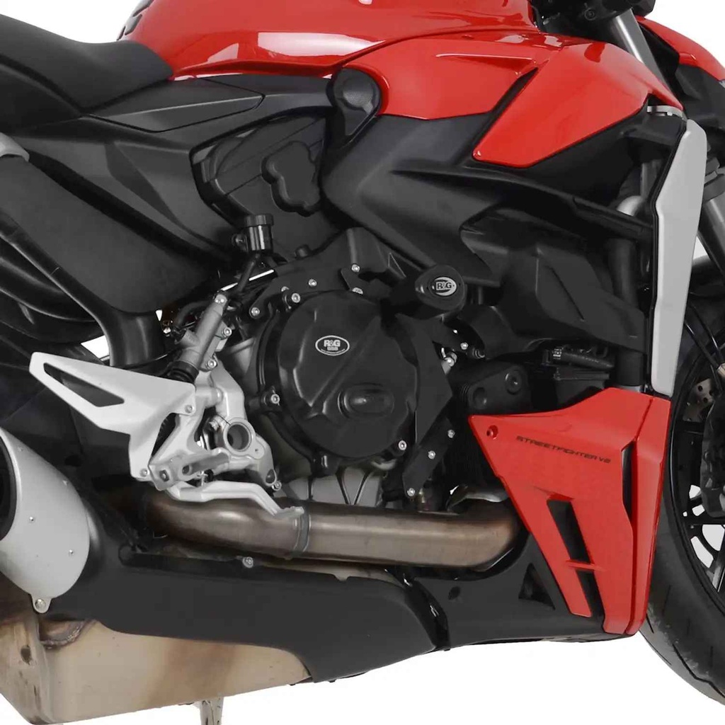 CP0485BL Sliders Motor R&G Aero Style Ducati Panigale V2 ’20- & Streetfighter V2 '22-5