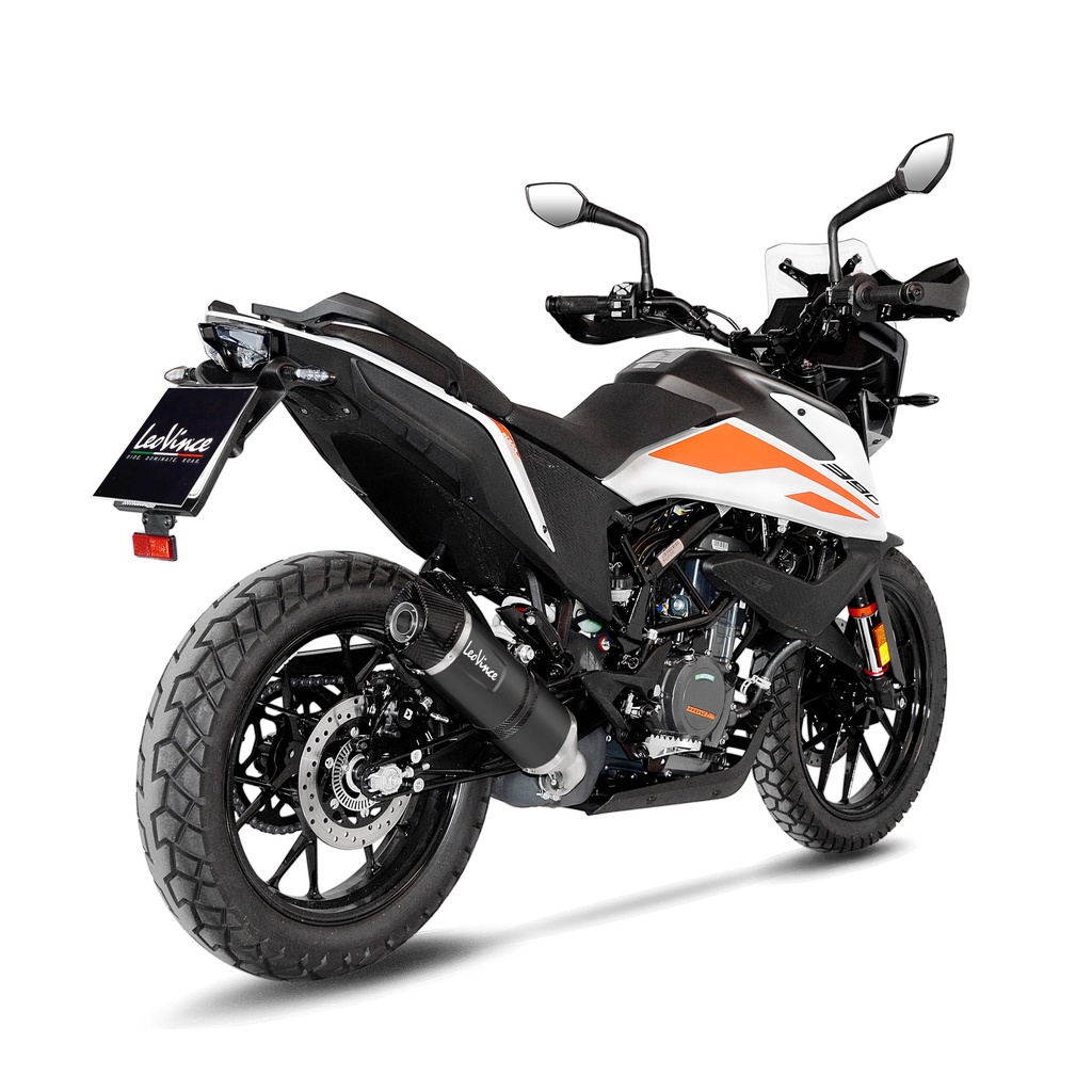 Exosto Slip-on Leovince LV One Evo Black KTM 390 Adventure 1