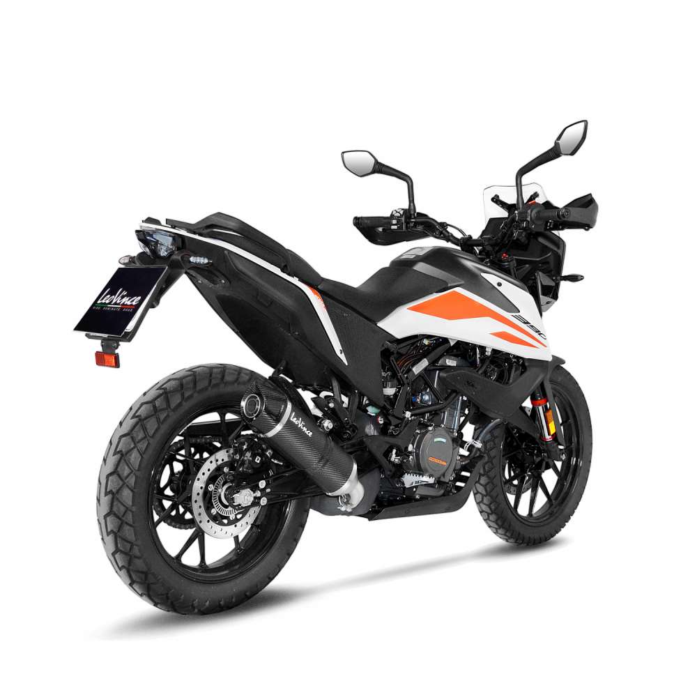 Exosto Slip-on Leovince LV One Evo Carbon KTM 390 Adventure 1