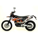 Exosto Slip-on Leovince LV One Evo KTM SMC 690 '08 Inox Husqvarna 701 Supermoto/Enduro Inox 2