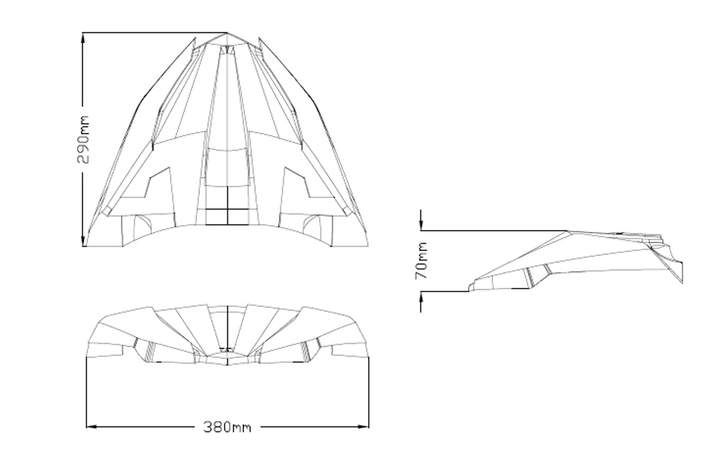 Extension De Carenaje Pico Delantero Puig Yamaha MT-09 3