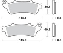 Pastilla Trasera VFR800 3