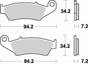 Pastillas Freno Sinterizada Delantera CRF450 R 04-18 / TRX450 / XR650 / KLX450R / RMZ250 / RMZ450 / WR450F 03-15 2