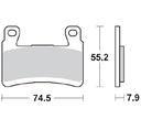 Pastillas Freno Sinterizada Delantera Ninja ZX6 R 636 13-15 2