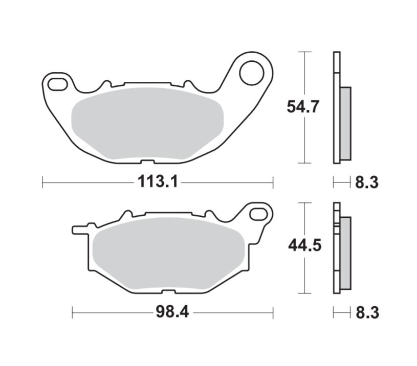 Pastillas Freno Sinterizada Delantera R3 15-18 / MT-03 16-18 2