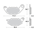 Pastillas Freno Sinterizada Delantera R3 15-18 / MT-03 16-18 2