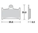 Pastillas Freno Sinterizada Delantera Tiger Explorer 1200 12-14 / GSX-R 750 89-92 / GSX-R 1100 89-92 1