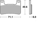 Pastillas Freno Sinterizada Delantera ZX-10R 04-07 / Ninja ZX6R 636 03-06 / ZX-10R 08-15 / V-Strom 1000 14-18 1