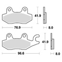 Pastillas freno Sinterizadas Yamaha RAPTOR 700 08 / Yzf 450 2