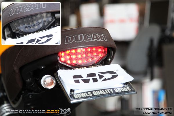 Stop Integrado sequencial Ducati Scrambler Humo 5