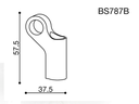 Adaptador Espejo Universal 5.75 Cm Tornillos M10x1-25x40 - M10x1-25x40sx - M8x40 - M8x40sx - M10x40 - M6x16 2