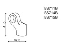 Adaptador Espejo Universal Tornillos M10x1-25x20 - M10x1-25x20sx - M10x20 - M6x16 1