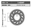 Catalina 525 x 42 Dientes Versys 1000 / Z1000/ ZX-10R Acero 2