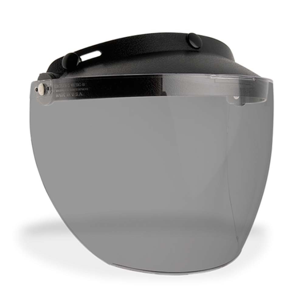 Visor Bell Abatible 3 Botones Humo