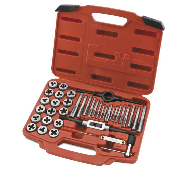 Juego llaves Machuelos Tap/Die 40pc Met Bm