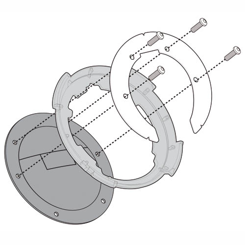 Base Tanklock Givi BMW R1200Gs Adv 14-18 / R1250Gs 19-