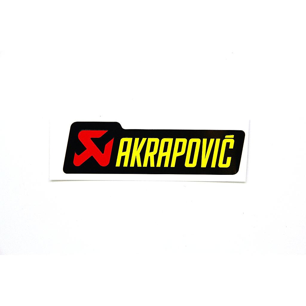 Calcomania Escape Akrapovic Anticalor 90x27mm