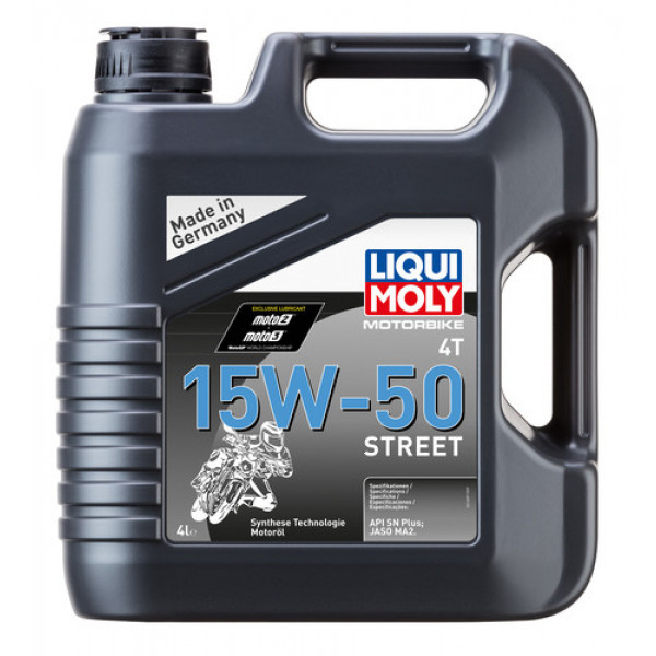 Aceite LiquiMoly 15W50 Sintetico HC Street 4T 4L