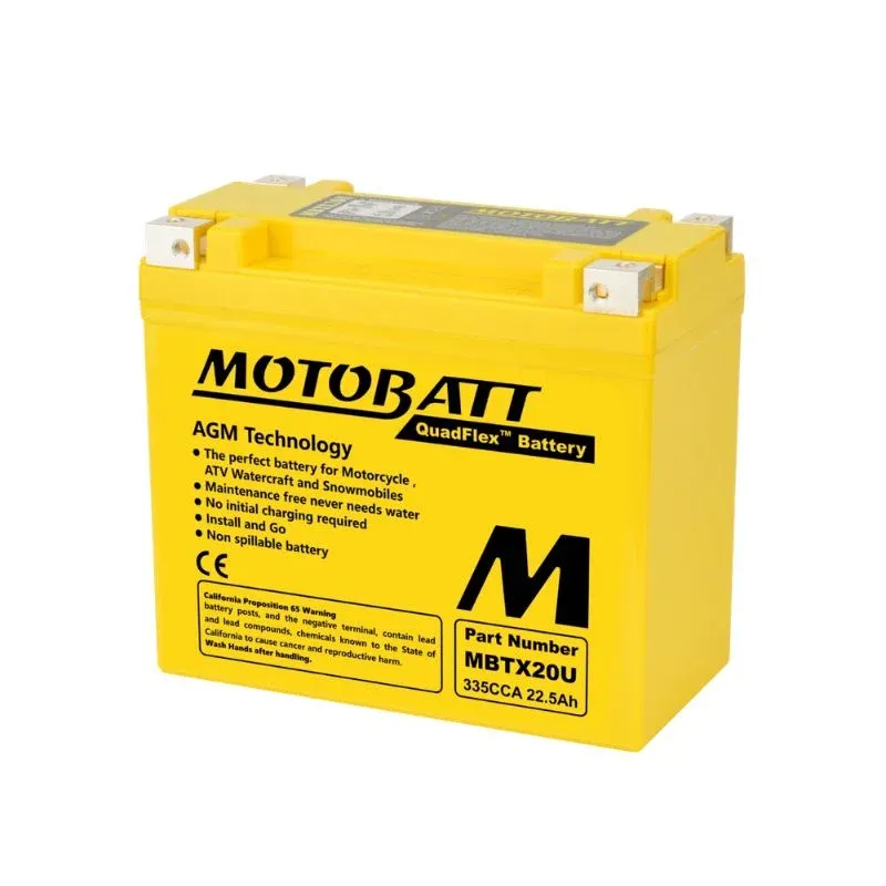 [MBTX20U] Bateria Motobatt Can-am / BRP / Polaris Utv YTX20L-BS /12N16-4B /