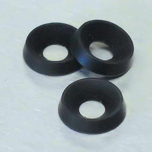 Arandela Aluminium Washer M5 Black - X-Stock Dull Finish