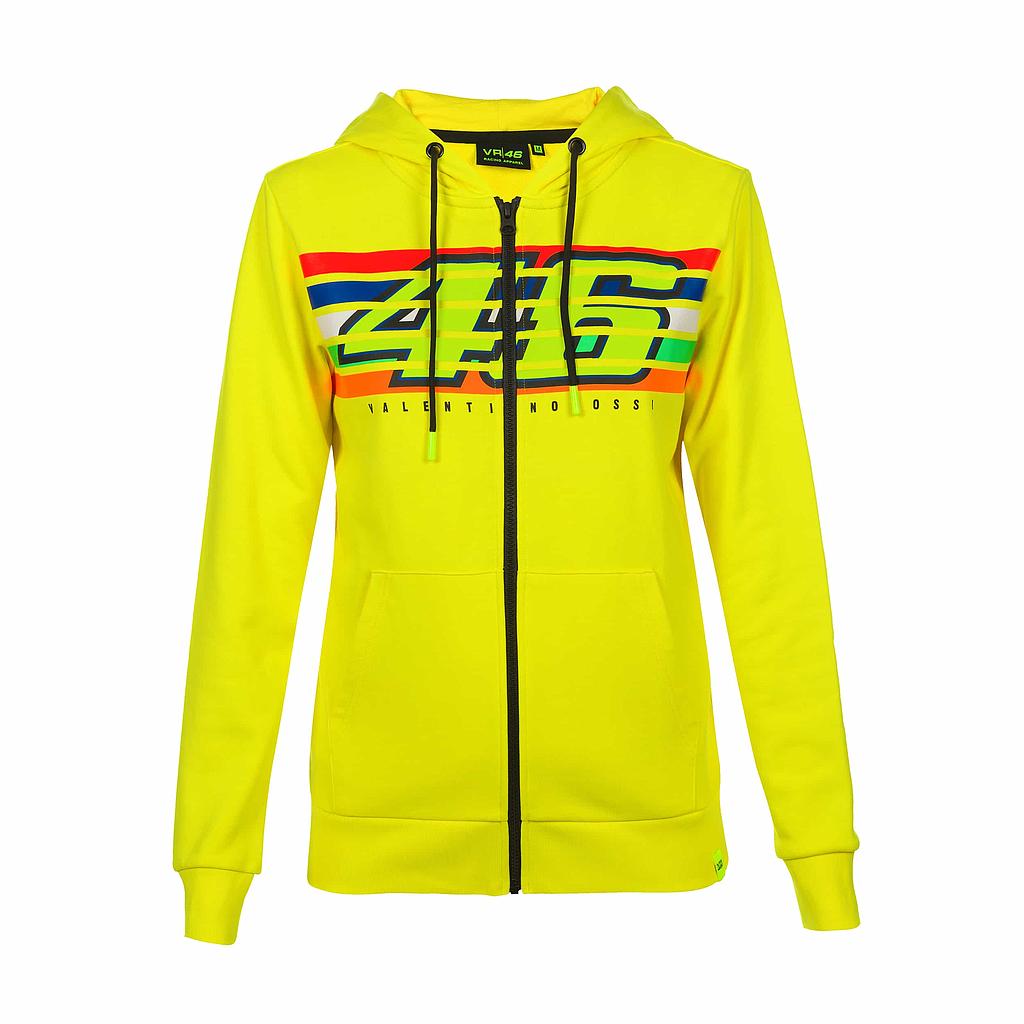 [VRWFL352701XS] Buzo Sudadera Mujer VR46 Rayas (XS)