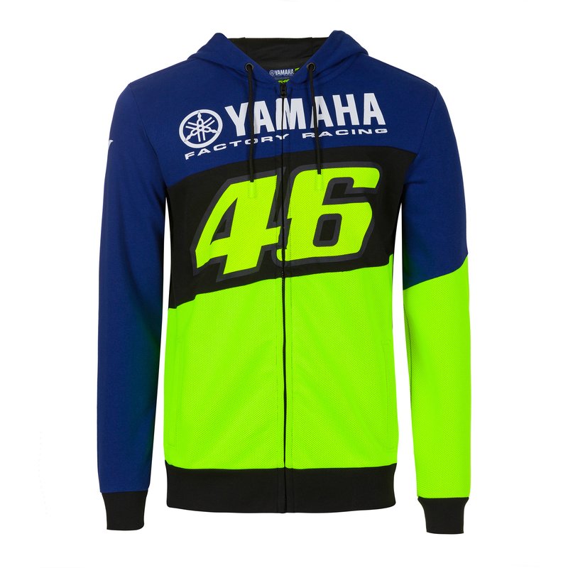 [YDMFL395109S] Buzo Sudadera VR46 Dual Yamaha Capucha (S)