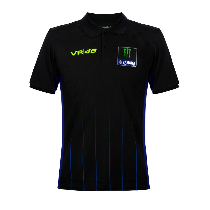 Polo Negro Yamaha VR46