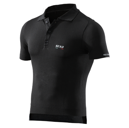 [POL1-BK-S] Polo Six2 Manga Corta (S)