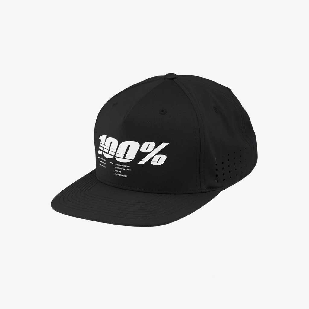 Gorra 100% Drive Negra Flex-Fit