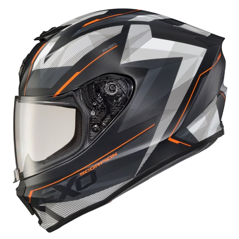 Casco Integral Scorpion EXO-R420 Engage Naranja