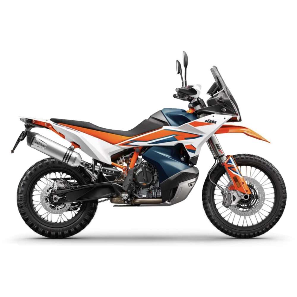 Exosto Slip-on Leovince LV One Evo Inox KTM 790 / 890 Adventure 22 / Norden 901 Ø50