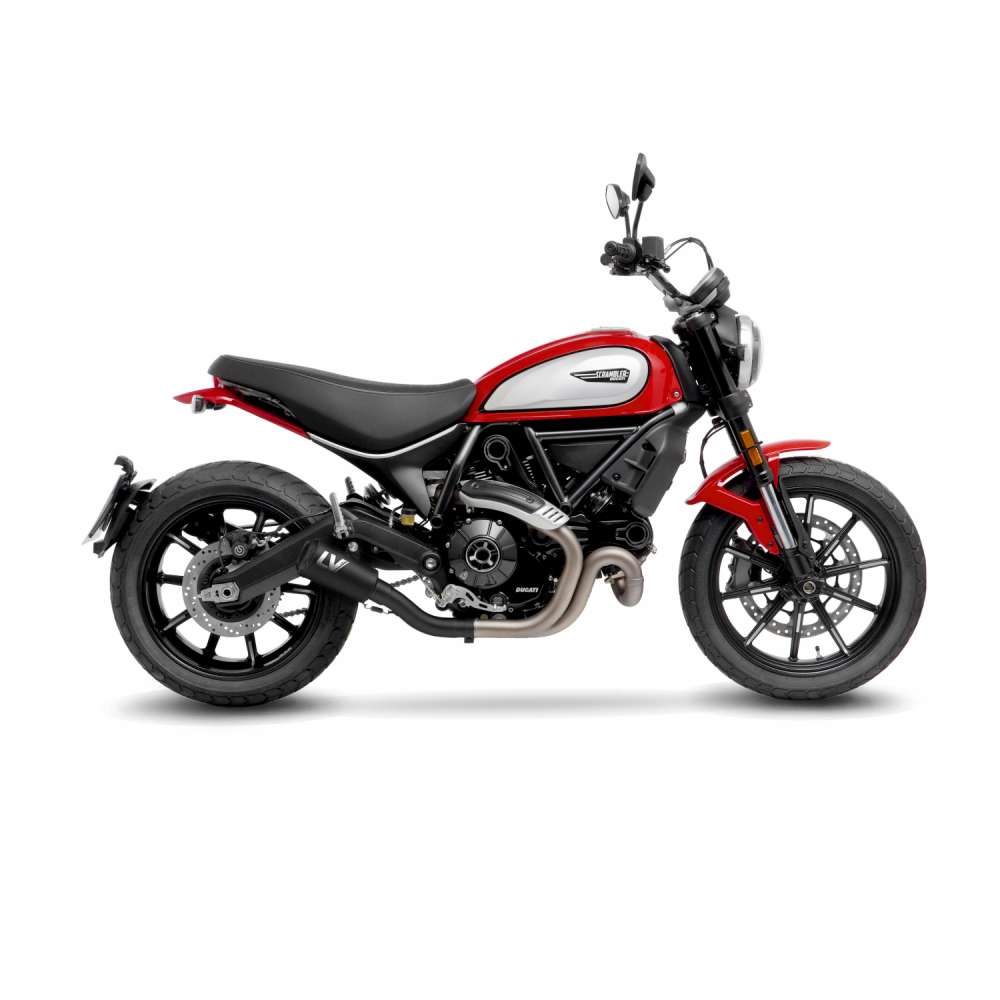 Exosto Slip-on Leovince LV10 Full Black Ducati Scrambler 800 Icon Dark