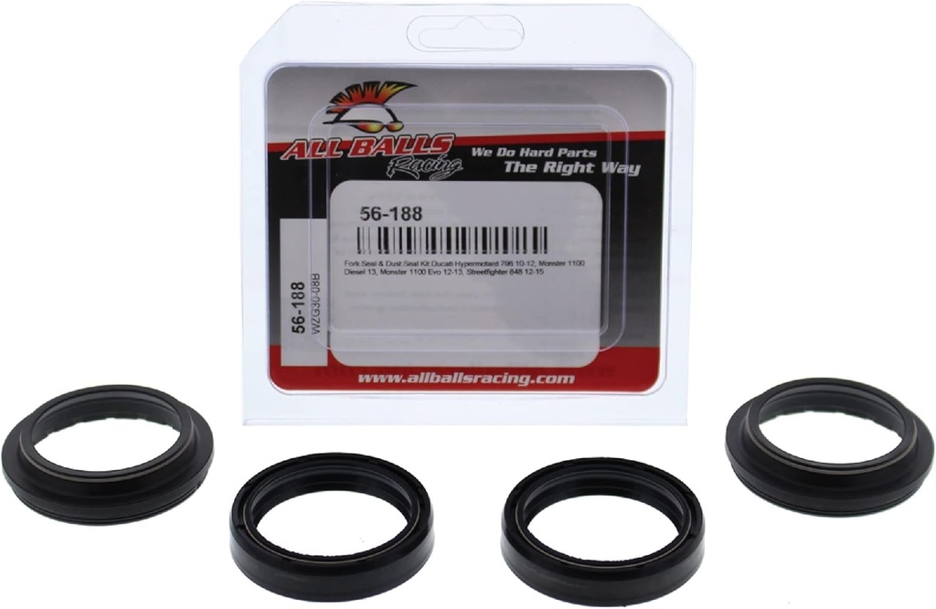 [56-188] Kit Retenes y Guardapolvos de Suspension Aprilia / Bmw / Ducati