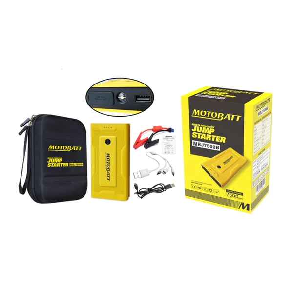 Iniciador Arrancador Baterias Motobatt Multifuncional + Estuche