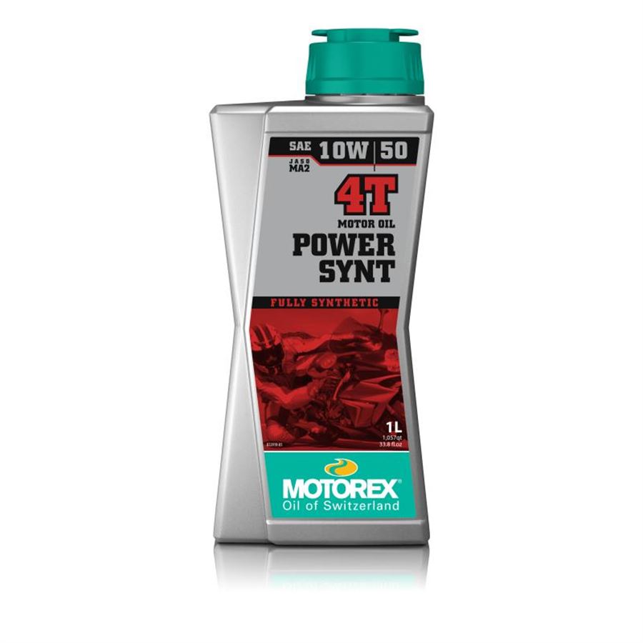 Aceite Motorex Power Synt 4T 10W50 1L Full Sintetico JASO MA2