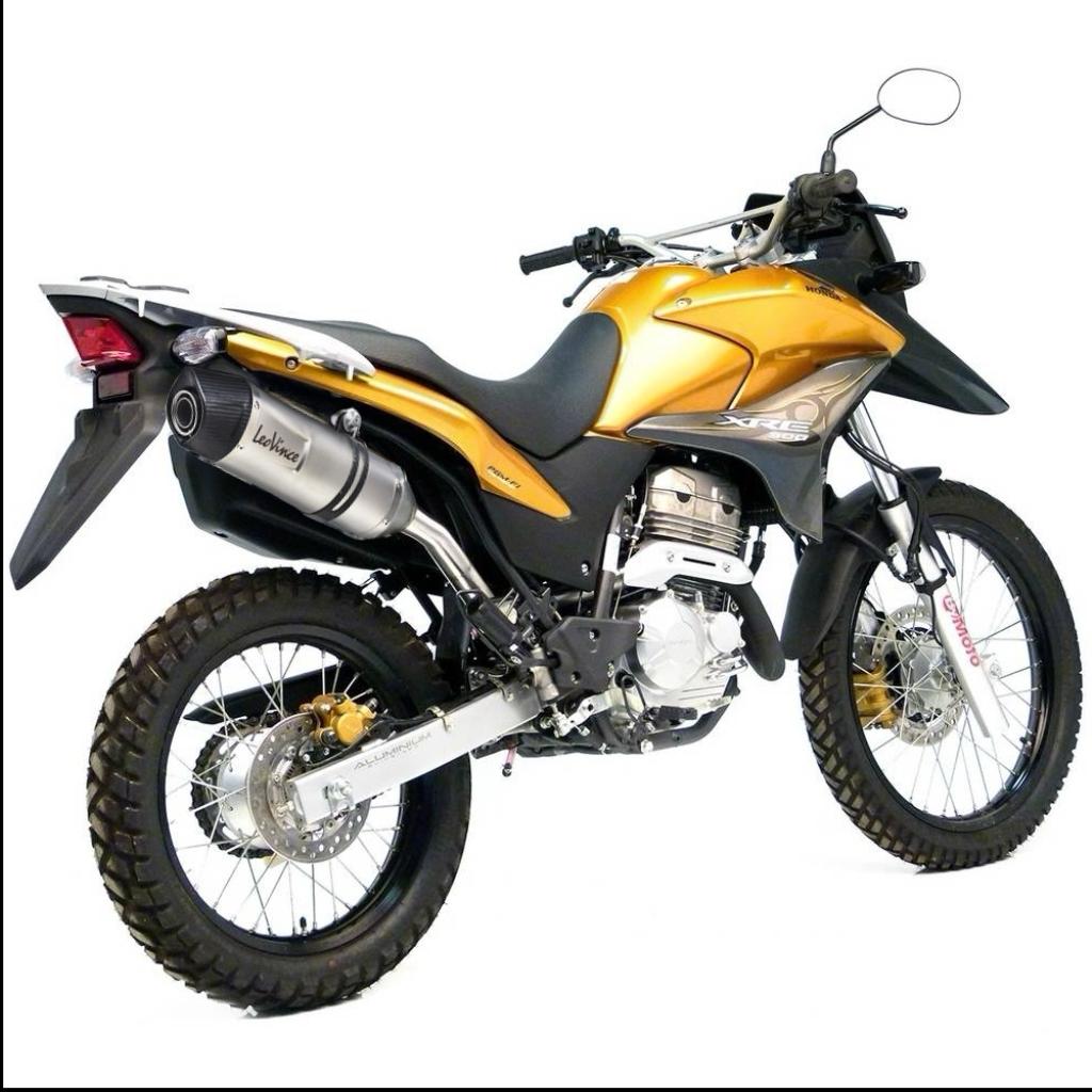 Exosto Slip-On Leovince LV One Acero Honda XRE 300 ABS