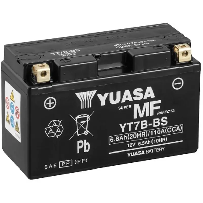 [YT7B-BS] Bateria Yuasa Ducati Panigale / StreetFighter YT7B-BS / YT7B 12V