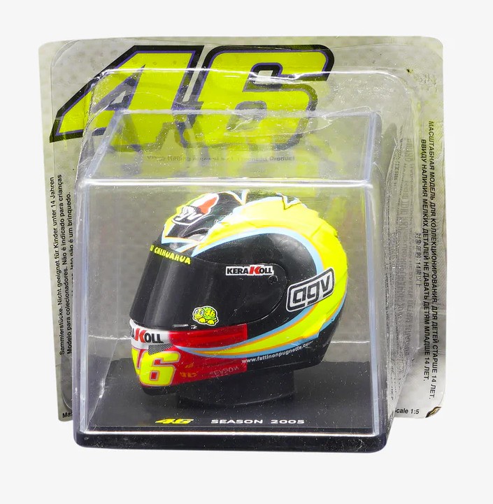 Casco Coleccionable VR46 Escala 1/5 Season 2005