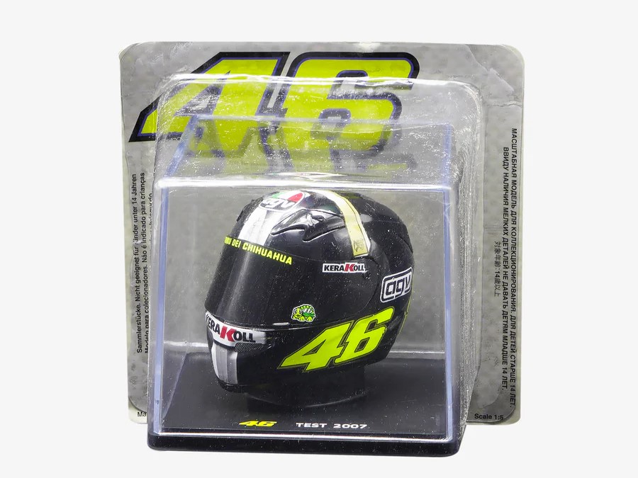 Casco Coleccionable VR46 Escala 1/5 Test 2007