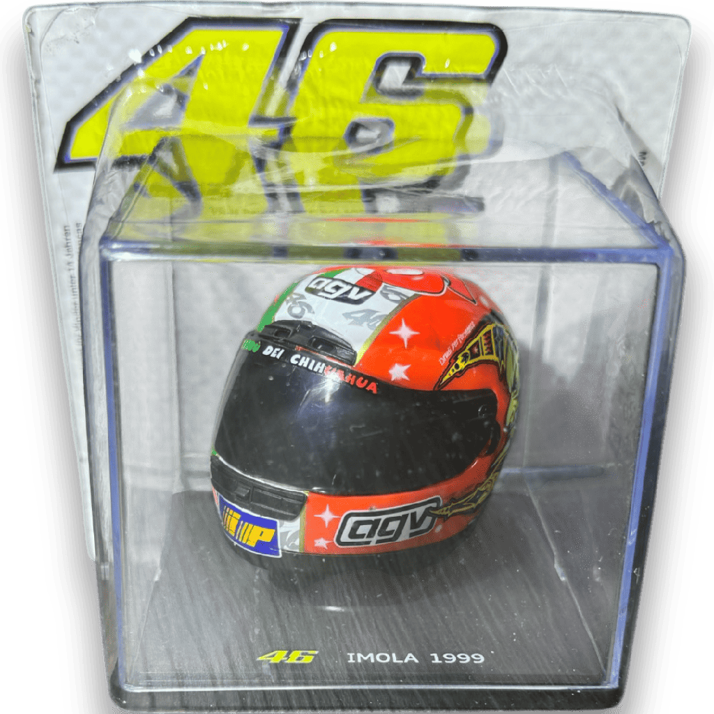 Casco Coleccionable VR46 Escala 1/5 Imola 1999